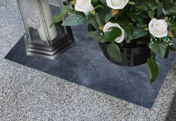 Подставка из закаленного стекла для GRANES, украшение КЛАДБИЩЕ, мотив, 52x30см