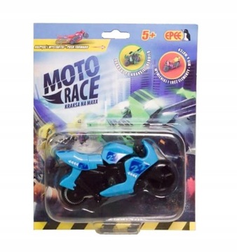 Moto Race Kraksa na maxa MOTOREK NIEBIESKI 8,5cm