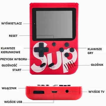 Портативная игровая консоль Game Box 400 в 1 для детей