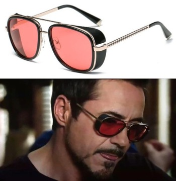 Okulary Tony Stark IRON MAN Steampunk MATSUDA