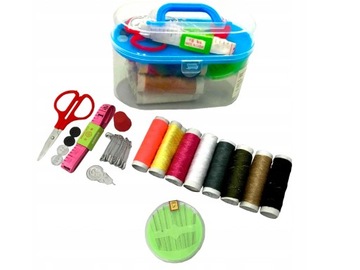 НАБОР ДЛЯ ПРИШИВАНИЯ НИТЬИ ИГЛЫ В КОРОБКЕ