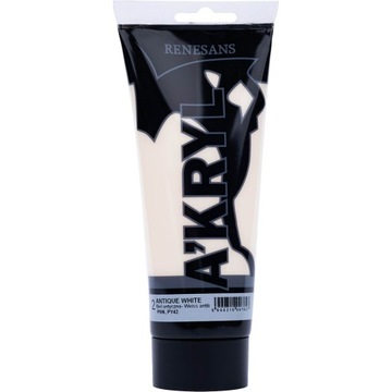 Renesans A'kryl farba akrylowa 200ml 2 biel antyk.