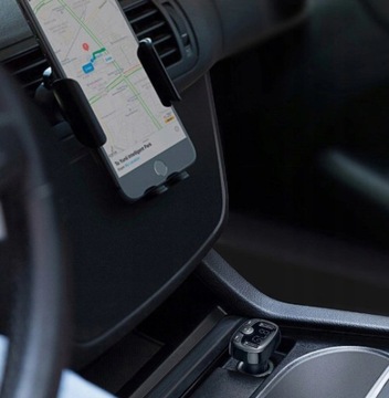 FM-передатчик Bluetooth, зарядное устройство MP3, 2 порта USB BASEUS