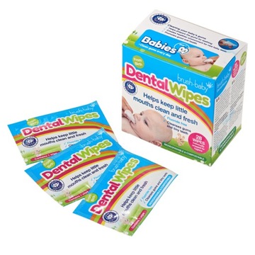 BRUSH-BABY-przeciwbakteryjne chusteczki zXylitolem