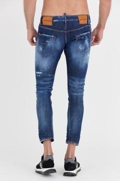 DSQUARED2 Granatowe jeansy SEXY TWIST JEAN 52
