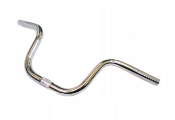 KIEROWNICA ROWEROWA STALOWA ZENIT 540mm GIĘTA