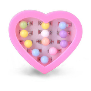 НАБОР КОЛЕЦ ДЛЯ ДЕВОЧКИ, 12 ШТ.