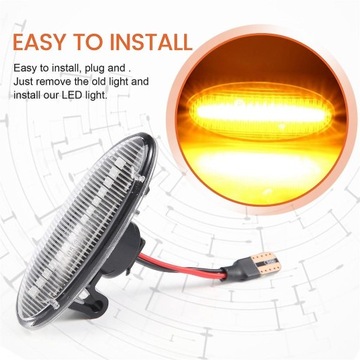 LAMPA SIGNÁLNÍ LED DYNAMICKÁ DO VOZIDLA J10 T31 CUBE JUKE LEAF MICRA