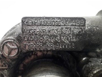 MERCEDES A TŘÍDA W168 TURBO TURBÍNA A668096