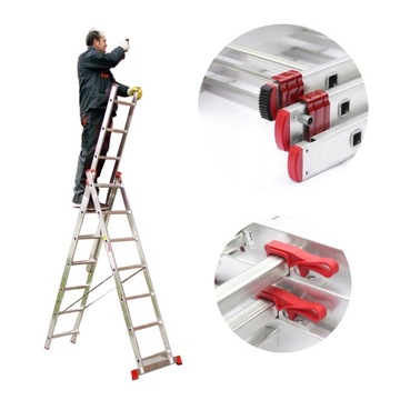 Drabina aluminiowa wielofunkcyjna ALVE Helper 3x10