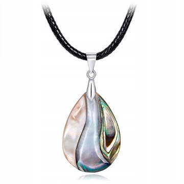 Wisiorek z muszli Abalone w stylu zachodnim D