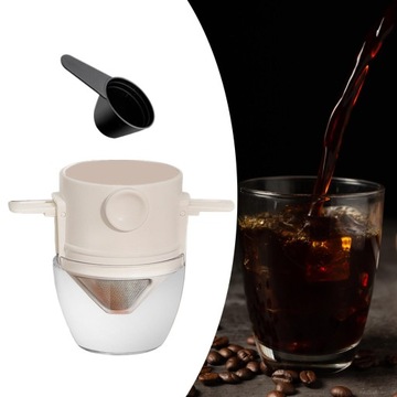 Biała kawa do ekspresu do kawy bez użycia papieru