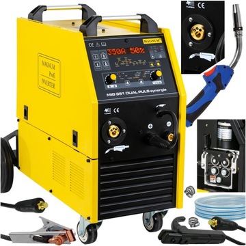 SPAWARKA migomat MIG MAG MMA 350A PULS SYNERGIA