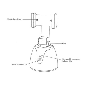 360° Object Tracking Holder Selfie Stick 360°