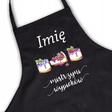 Fartuch dla Cukiernika Do CUKIERNI TWOJE IMIĘ Wz