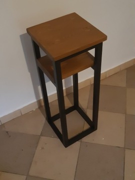 Hooker Półka Taboret Stołek +półka 30x30 wys 80