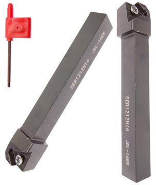 НОЖ ДЛЯ НАРЕЗАНИЯ НАРУЖНОЙ РЕЗЬБЫ 12 мм SER 1212 H16 ПЛАСТИННАЯ ВЕРЛА 1-3