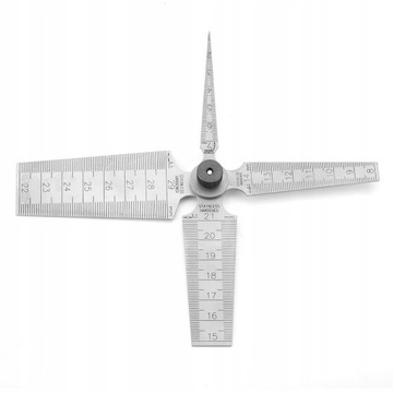 szczelinomierz 1~29 mm sprawdzian rozmiaru otworu