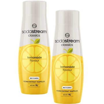 SODASTREAM Zestaw koncentratów 2 x LEMONIADA ZERO