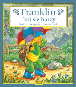 FRANKLIN BOI SIĘ BURZY KSIĄŻKA DLA MALUCHA