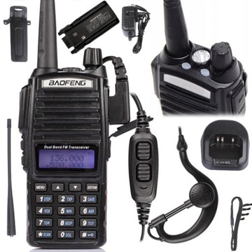 Baofeng UV-82 HTQ USB-C 2800mAh KRÓTKOFALÓWKA RADIOTELEFON WALKIE TALKIE