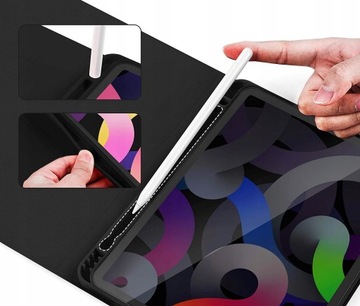 ЧЕРНЫЙ ЧЕХОЛ-КЛАВИАТУРА ДЛЯ APPLE IPAD AIR 5 10,9 дюйма 2022 г. A2589 A2591 A2588