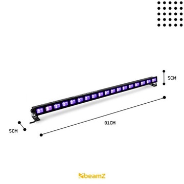 BeamZ UV EFFECT BEAMZ BUV183 9см LED 18x3 Вт