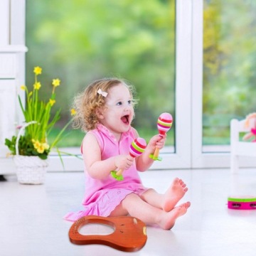 1ZEST LYRA SET 10 STRINGS ROSEWOOD COLOURED HARP