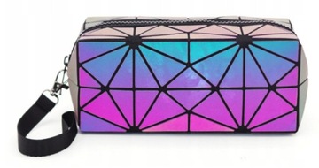 PIÓRNIK GEOMETRYCZNY HOLO-GRAM FLUO ŚWIECĄCY MODNY