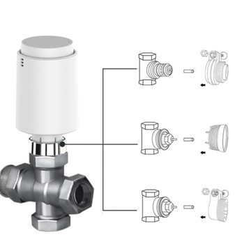 ZX02 Термостатическая головка Tuya SmartLife Zigbee