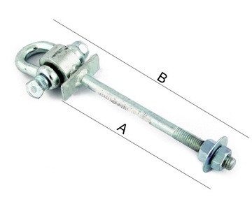 Крюк-качели с качелями SHANK fi 12 x250 SPIKE