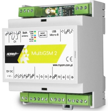 Moduł powiadomień i sterowania GSM MultiGSM-D4M 2