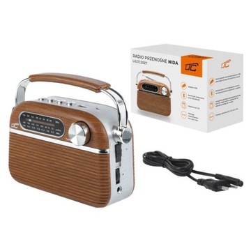 Портативная радиостанция FM LTC NIDA с Bluetooth в стиле ретро LTC2027