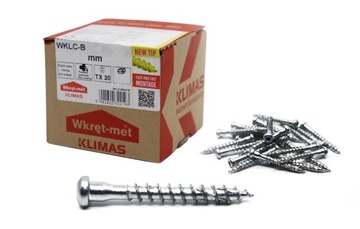 Wkręty do łączników ciesielskich 5x60 250szt TORX
