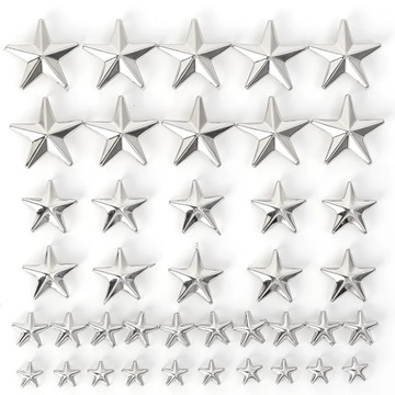 10-100 шт. металлические заклепки со звездами, кожаные ремесленные шпильки «сделай сам», шипы, пятна, ногти