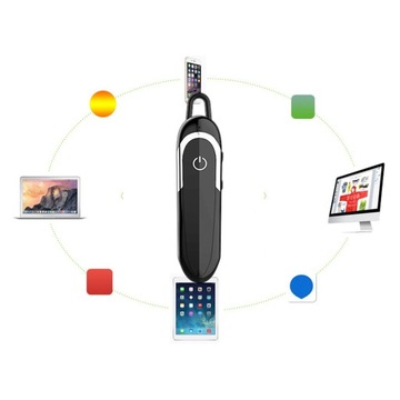 Bluetooth-гарнитура D5, наушники-вкладыши с голосовыми подсказками, 200
