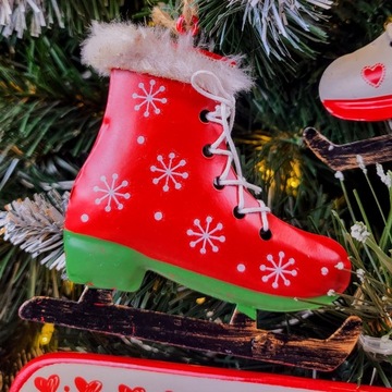 МЕТАЛЛИЧЕСКИЙ ПОДВЕСНОЙ КУЛОН ДЛЯ КОНЬКОВ - РОЖДЕСТВЕНСКИЙ