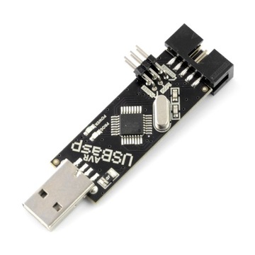 Programator AVR zgodny USBasp ISP + taśma IDC