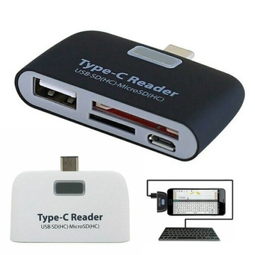 КАРТРИДЕР ТИПА C КАРТРИДЕР USB-концентратор SD/TF COMBO