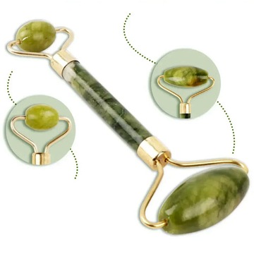 Нефритовый ролик для массажного скальпа и массажа для лица тела