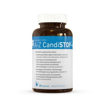 A-Z CandiSTOP+ 60 kaps. NA DROŻDŻAKI CANDIDA GRZYBICĘ