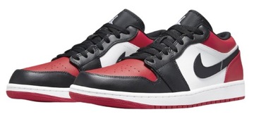 NIKE AIR JORDAN 1 LOW BRED TOE 553558-612 R. 43