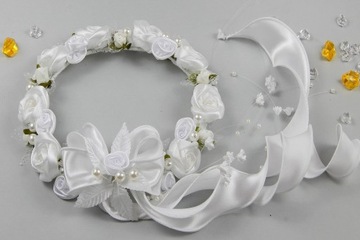 Венок причастия, зеленые и золотые кристаллы