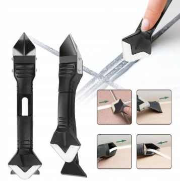 СКРЕБОК ШПАТЕЛЯ ДЛЯ СНЯТИЯ СИЛИКОНОВЫХ ПРОКЛАДОК ШВОВЫХ ГРУПП НОЖ 5-в-1