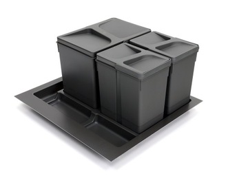 Контейнер для сортировки мусора для шкафа разделения мусора 60 HAFELE 2x 7л 1x 15