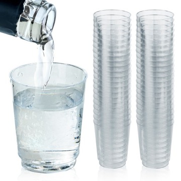 KIELISZKI PLASTIKOWE 40ml kieliszek do wódki 50szt