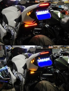 СВЕТОДИОДНАЯ ПОЛОСКА ДЛЯ МОТОЦИКЛА С ПОВОРОТАМИ