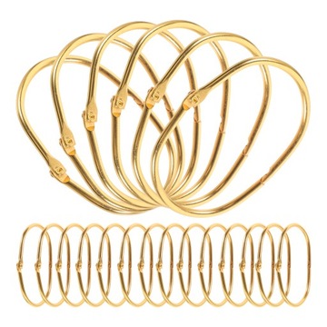 МЕТАЛЛИЧЕСКИЕ КОЛЬЦА ДЛЯ ДУШЕВОГО КОРПУСА С ОТКРЫТЫМ КРЮЧКОМ