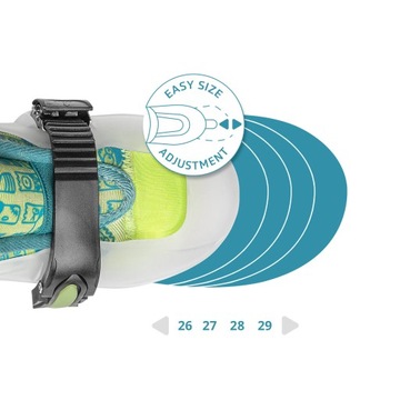 Детские роликовые коньки CARIBOO STEP 1 регулируемые - 26-29