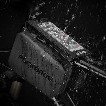 Сумка на велосипедную раму, Rockbros AS-006BK, чехол для смартфона на велосипед